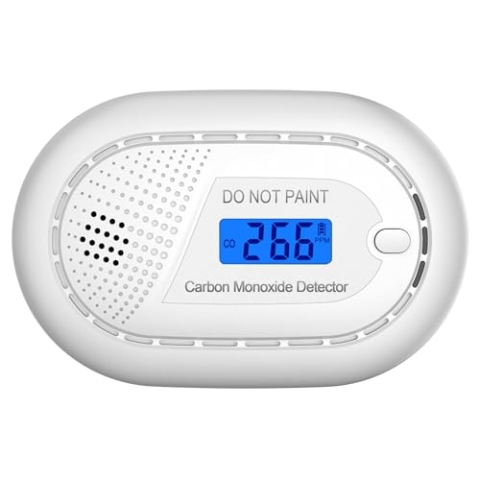 Aroha Link Kohlenmonoxid Melder Vernetzt - 10 Jahre Batterie - CO Melder, CO Gaswarner, CO Warner, Kohlenmonoxid Messgerät, CO Sensor, CO Warnmelder