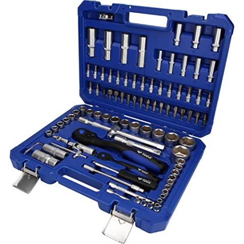 BRILLIANT TOOLS BT023094 Steckschlüssel-Satz, 94-tlg, 1/4", 1/2" [Powered by KS TOOLS]
