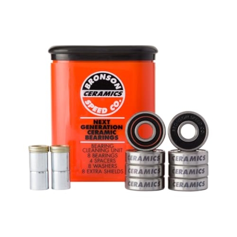 Bronson Speed Co Skateboard-Kugellager aus Keramik, Orange
