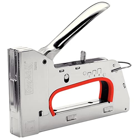 Rapid PRO R353 Handtacker – Kompakter Tacker aus Stahl für Holz & Stoffe, für Typ 53 Klammern (6-14 mm), Ergonomisch, Rückschlagfrei, Zum Polstern & Dekorieren