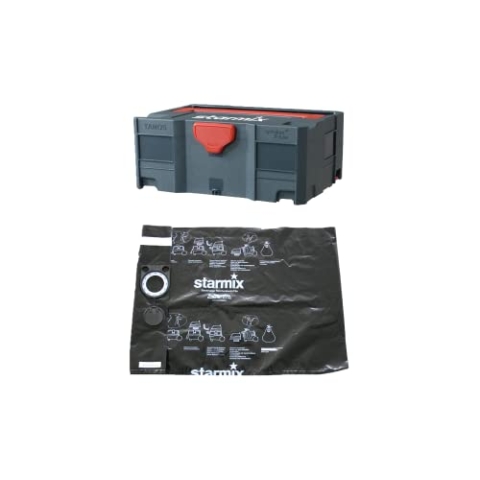 Starmix STARBOX II FBPE 25-35 (Systainer Box Größe 2 – Höhe ca. 15,5 cm, inkl. PE-Entleer-/ Entsorgungsbeutel – 5 Stück)