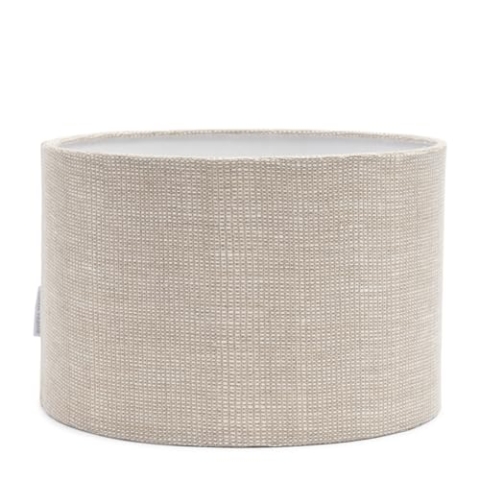 Riviera Maison Lampenschirm klein Beige Leinen Durchmesser 20 cm, zylinderförmiger Schirm für Tischlampen und Nachtlampen, handgefertigte Dekoration für Lampe - Linen Cylinder Lampshade - (ØxH) 20x15