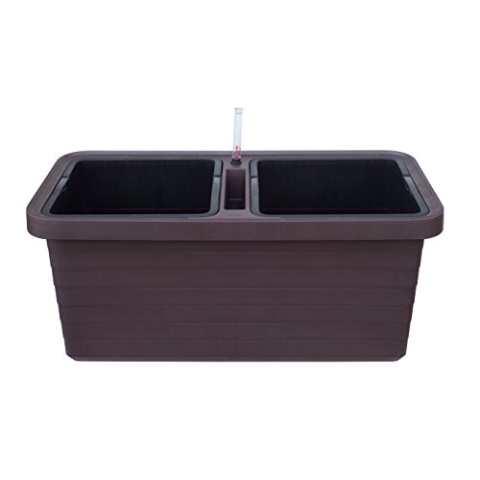 Plastia Bewässerungskasten, Berberis Duo, schokolade, 78 x 39 x 35 cm, 1909728025