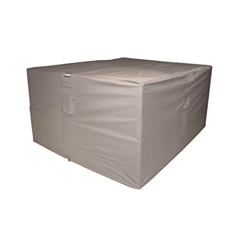 Raffles Covers Schutzhaube für kleine Sitzgruppe 120 x 120 H: 85 cm | Atmungsaktiv | Wasserdicht | UV - beständig | Doppelt genähte, PU-versiegelte Naht | Elastischer Kordelzug |