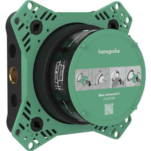 hansgrohe iBox universal 2 - Grundkörper für alle hansgrohe Brausen-, Wannen- und Thermostat-Fertigsets (Unterputz-Installation) ab 2023, ‎01500180