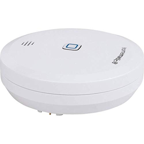 Homematic IP Smart Home Wassersensor, Wassermelder für zuverlässige Alarmierung per Sirene und Push-Benachrichtigung in der Smartphone-App bei Feuchtigkeit und Wasser, 151694A0