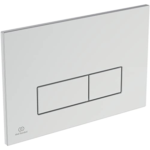 Ideal Standard Oleas Betätigungsplatte für ProSys WC Spülkästen – 2 Mengen mechanische Drucktasten aus ABS Kunststoff