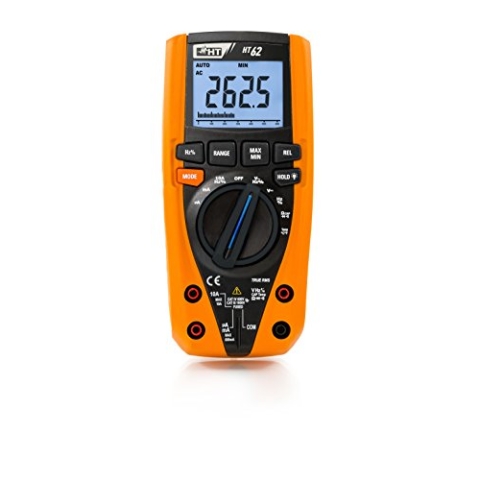 HT-Instruments Digitales Multimeter TRMS, 4 stellige Anzeige, 6000 Digits, Bargraph, CAT IV, 1 Stück, HT62