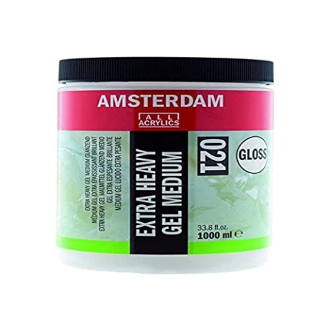 Amsterdam Extra Heavy Gel Medium Gloss 021 Jar 1000 ml (24193021)