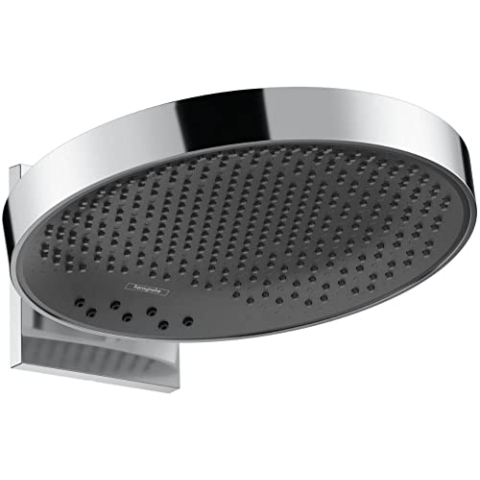 hansgrohe Duschkopf Regendusche Rainfinity (360mm, rund, 3 Strahlarten, Wandmontage) chrom