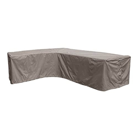 Raffles Covers Abdeckung für Lounge Eckset 300 x 240 x 100 H: 70 cm | Atmungsaktiv | Wasserdicht | UV - beständig | Doppelt genähte, PU-versiegelte Naht | Elastischer Kordelzug |