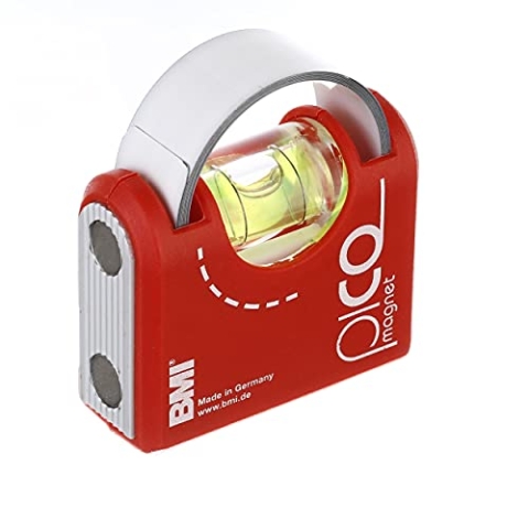 BMI 42610041010M Mini-Wasserwaage "Pico" mit Rollmaßstab/Magnet, 1000 x 19 mm