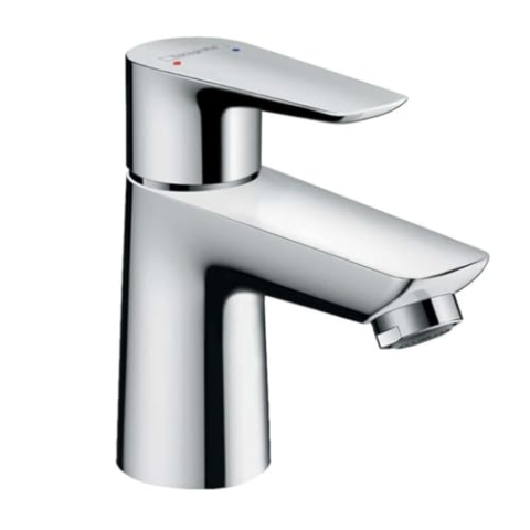 hansgrohe Wasserhahn Talis E CoolStart (Armatur mit Auslauf Höhe 80mm, ohne Ablaufgarnitur) Chrom