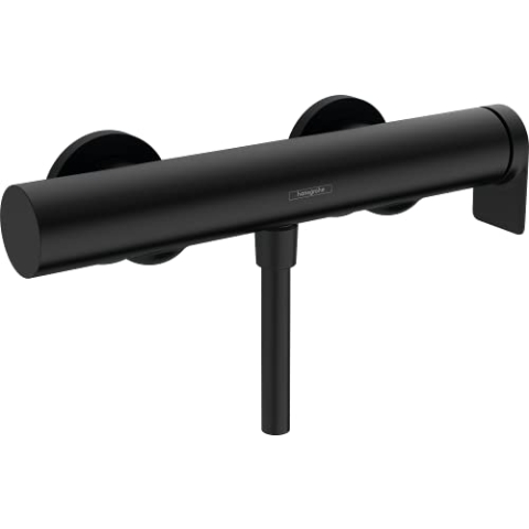 hansgrohe Wannenarmatur Vivenis, Aufputz Badarmatur, Mattschwarz