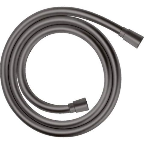 hansgrohe Isiflex - universal Duschschlauch 1,60m, mit Verdrehschutz, flexibler Brauseschlauch mit Knickschutz, inkl. Dichtungsringe, Brushed Black Chrome