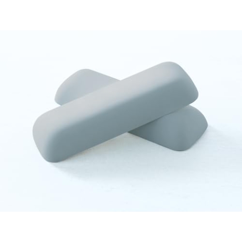 KALDEWEI Multifunktionskissen für Badewanne, Set mit 2 Kissen, grau