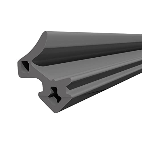 DQ-PP Fensterdichtung | Schwarz | 100 m | S-1188 | Für GEALAN PVC Fenster | Gummidichtug Dichtband | Kunststofffensterdichtungen | Profildichtung Türdichtung