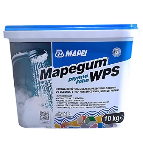 Mapei MAPEGUM WPS Fast Drying Tanking Membrane 10 KG - Mapei 124810 by Mapei