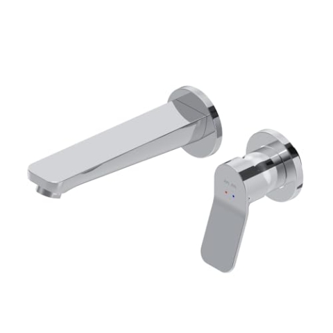AM.PM Wasserhahn Bad Wandmontage, Badarmatur Unterputz, Wandarmatur aus Messing, Waschtischarmatur, Waschbeckenarmatur Heiß Und Kalt Wasserhahn, Bad Armatur X-Joy FXA72600, Chrom