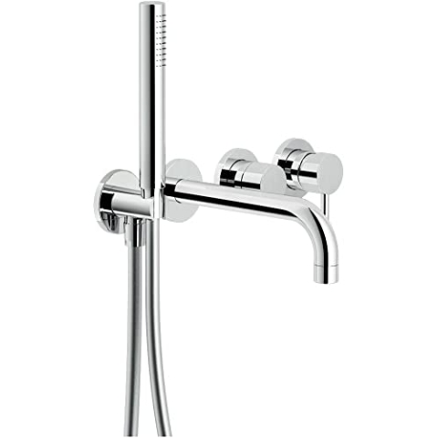 WEBK110 / 91TCR EINHEBEL-SPÜLMISCHER-KIT CONCEALED ROUND CHROME NOBILI