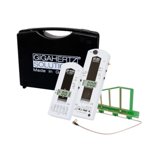 Gigahertz Solutions Elektrosmog Messkoffer MK20 (Niederfrequenz- & Hochfrequenz-Messgerät) - voll frequenzkompensiert & linear - Made in Germany