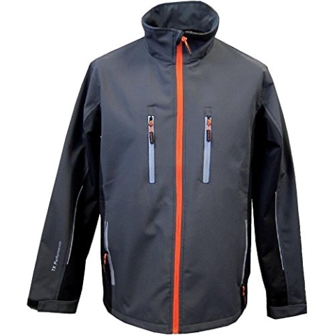 Terratrend Job 61270-xl-6310 Größe X-Large Herren Softshell Jacke – Dunkelgrau/Schwarz