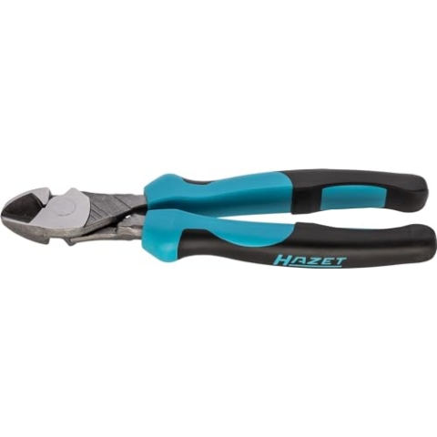 HAZET Kraft-Seitenschneider 1802M-33 I Induktiv gehärtete Schneide (Härte: 64 HRC) I Ergonomischer 2-Komponenten-Griff I Für präzises schneiden von Materialien mit geringem Kraftaufwand