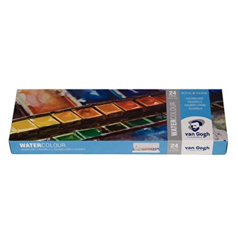 Van Gogh T.20M8624 metal case 24 colors V.G solid watercolor (japan import)