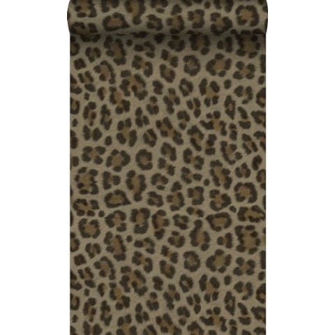 Origin Tapete Leopardenmuster Braun und Beige 53 cm x 10.05 m