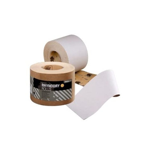 RHYNALOX White Line ROLLEN 115X50M P080 - Verschiedene Körnung - Schleifrollen zum Schleifen von Holz, Metall, Stahl, Edelstahl