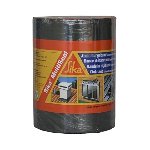 Sika 85036 multiseal Band, 82813 selbstklebend Kalte 225 mm x 10 m, grau
