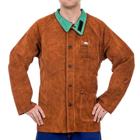 Weldas 44-7300/96/P/XXL Schweißerjacke "Leder-Proban" Größe XXL