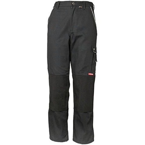 Planam 2124 Canvas 320 Bundhose - Optimale Sicherheit und Komfort - Farbe: Schwarz - Größe: 60
