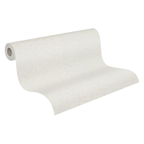 A.S. Création überstreichbare Vliestapete Meistervlies Tapete 25,00 m x 1,06 m weiß Made in Germany 586513 5865-13