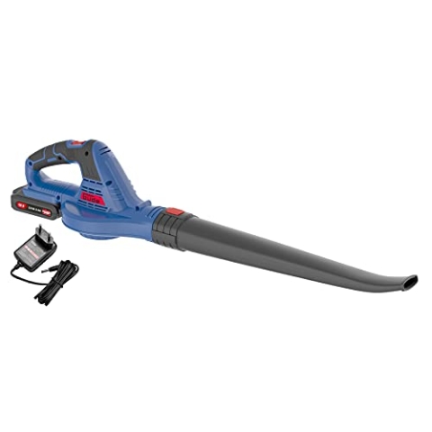 Güde 58589 Akku Laubbläser LB 18-201-05 (18 V, Easy-Energy-Exchange), Blau, Schwarz, Rot
