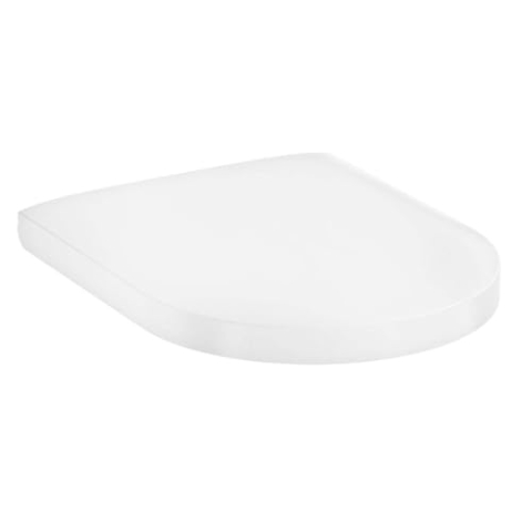 hansgrohe EluPura S WC-Sitz, SoftClose, QuickRelease, Befestigung oben, 440x366mm, weiß, 60197450