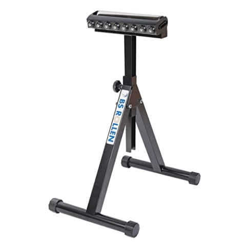 BS Rollen Rollständer Kombi, Tragrolle (Höhe 758 - 1197 mm, bis 200 kg, Rolle: 350 mm, 2-Fuß) ROLLST..KOMBI