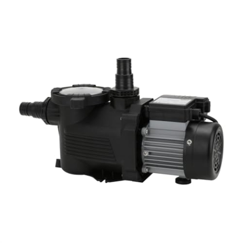 LIVIN' Poolpumpe 250W - Schwimmbad Schmutzwasserpumpe Poolfilter im Pool Zubehör mit 7.5m Hmax- CH-lorbeständig, 65 dB niedriger Geräuschpegel, Pool Pumpe wasser Filteranlage reinigt bis zu 7000 L/hr