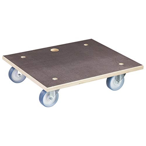 WAGNER Transporthilfe MM 1145 I 59 x 49 x 15 cm - Tragkraft 500 kg - Multiplex - für schwer beladene Kisten, Geräte & Möbel I Trageloch I rutschfeste Oberfläche I FSC®-Zertifiziert - 20114501