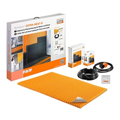 Schlüter DITRA-HEAT-E Bodenheizung Wandheizung Set (DUO-S5 SET 4,8 m² mit WiFi)