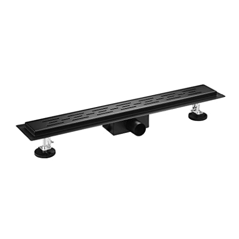 Aloni Duschrinne Ablaufblende Standard Schwarz matt 70 cm