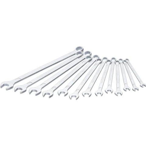 HAZET Ring-Maulschlüssel-Satz 600N/21 I 21 Werkzeuge, Abtrieb: Außen Doppel-Sechskant, Schlüsselweite: 6-34 mm, schlanker Ringschlüssel-Schaft mit extra stabilem Doppel T-Profil
