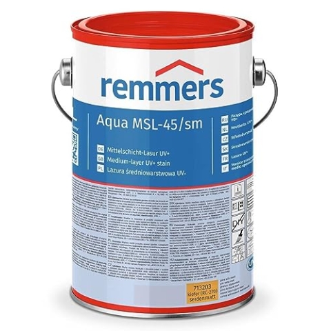 Remmers Aqua MSL-45/sm Mittelschichtlasur UV+ 5L seidenmatt (farblos)