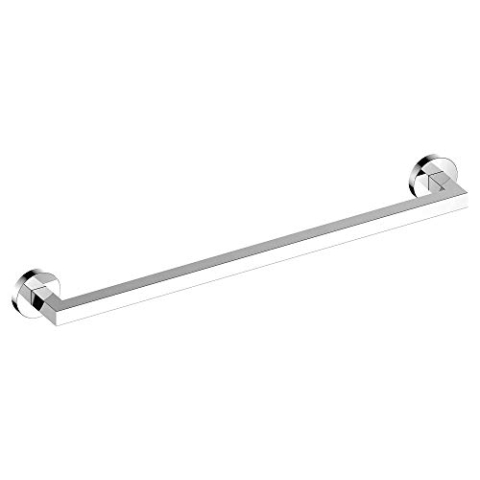 KEUCO Badetuchhalter aus Metall, Hochglanz-verchromt, 60cm lang, für Badezimmer oder Sauna, für Handtücher, Wandmontage, Handtuchstange, Edition 90