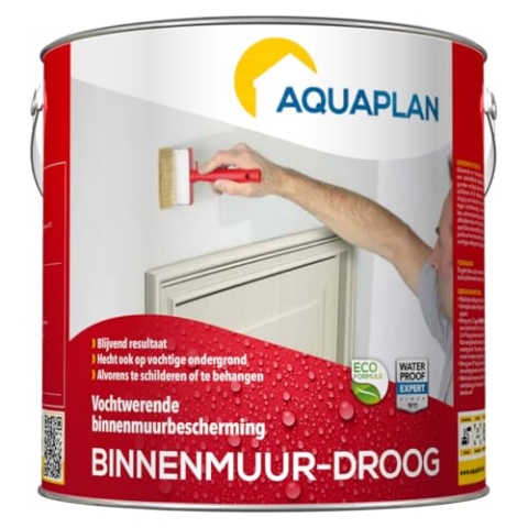 Aquaplan Binnenmuur-Droog - waterdichte coating - 2,5 liter