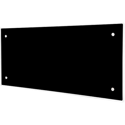 Adax CLea H - Intelligente Wifi Wandkonvektor - 400W, Schwarz | Elektroheizung Wandmontage | Elektroheizkörper - 340mm | Smartphone-Steuerung | LCD-Anzeige | Heizung Elektrisch | KWT | IP24C