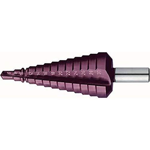 Format 7613130030 Universal-Stufenbohrer HSS TiAIN 6 – 30.00 mm