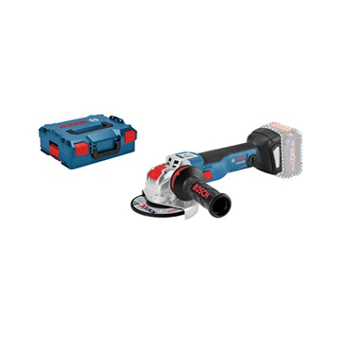 Bosch Professional 18V System Akku Winkelschleifer GWX 18V-10 C (X-LOCK, Leerlaufdrehzahl: 9.000 min-1, Scheiben-Ø: 125mm, ohne Akkus und Ladegerät, in L-BOXX 136)