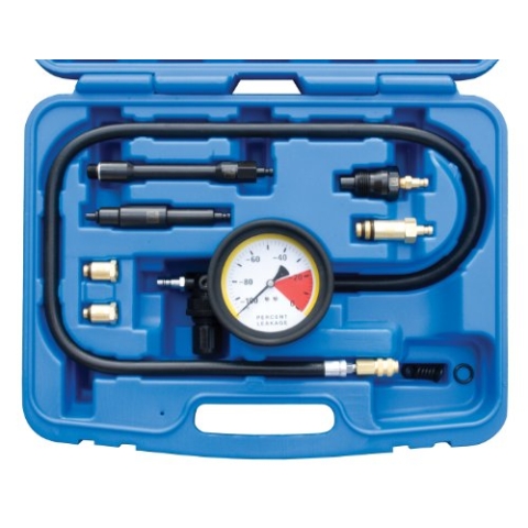 SW-Stahl 26046L Druckverlusttester, 7-teilig I Zylinder Prüfgerät I Motor Werkzeug Set 7-teilig I Lecktester Zylinder I Motordiagnose Set