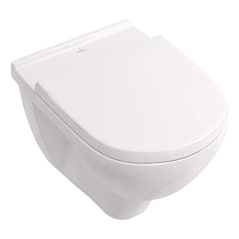 Villeroy & Boch Combi-Pack O.novo Wand-WC DirectFlush Weiß CeramicPlus + Sitz 5660HRR1